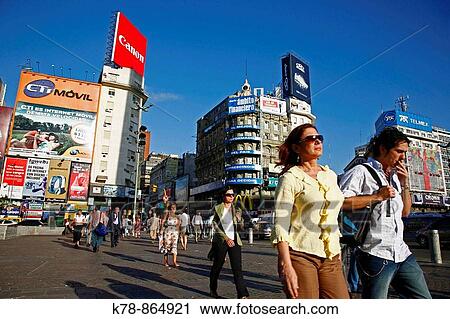 People crossing the Avenida 9 de Julio Buenos Aires, Argentina View Large Photo Image Stock Image - People crossing the Avenida 9 de Julio Buenos Aires, Argentina. Fotosearch