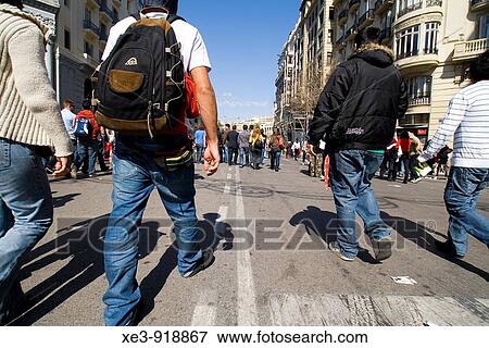 People going to the? MascletB? (firecracker and fireworks display) during the Fallas celebration. Valencia, Spain View Large Photo Image Stock Photo - People going to the? MascletB? (firecracker and fireworks display) during the Fallas celebration. Valencia, Spain. Fotosearch