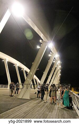 People hanging out on Ponte della Musica Bridge in Rome Italy View Large Photo Image Stock Photo - People hanging out on Ponte della Musica Bridge in Rome Italy. Fotosearch