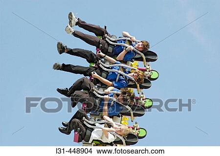 People on local carnival rides for fun during summer vacations at Florida State Fair US View Large Photo Image Picture - People on local carnival rides for fun during summer vacations at Florida State Fair US. Fotosearch