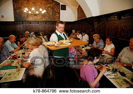 People sitting at U Fleku Beer Hall and restaurant, Nove Mesto, Prague, Czech Republic View Large Photo Image Stock Photograph - People sitting at U Fleku Beer Hall and restaurant, Nove Mesto, Prague, Czech Republic. Fotosearch