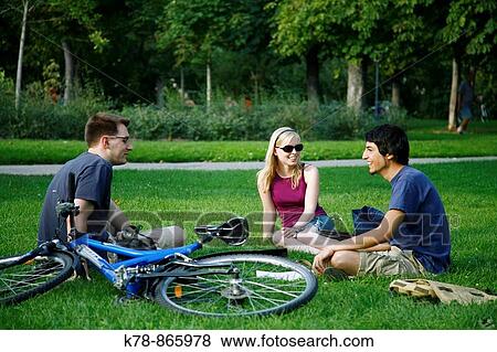 People sitting at Volksgarten park, Vienna, Austria View Large Photo Image Stock Photo - People sitting at Volksgarten park, Vienna, Austria. Fotosearch