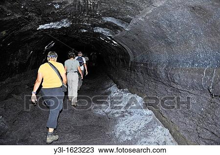 People visiting Kazumara lava tube formed by lava, Kilauea Volcano, Big Island, Hawaii Islands, USA View Large Photo Image Stock Image - People visiting Kazumara lava tube formed by lava, Kilauea Volcano, Big Island, Hawaii Islands, USA. Fotosearch