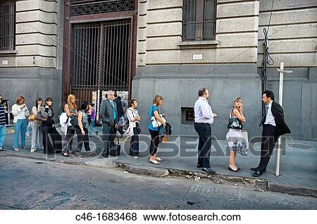 People waiting for the bus, Buenos Aires, Argentina. View Large Photo Image Stock Photo - People waiting for the bus, Buenos Aires, Argentina.. Fotosearch