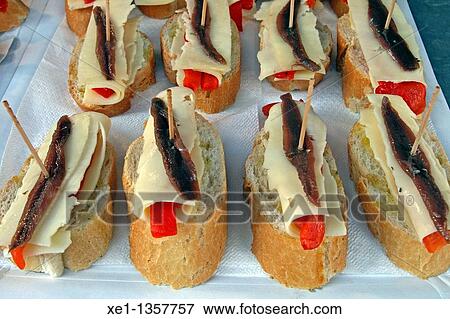 pepper, cheese and anchovy sandwiches, food. View Large Photo Image Stock Photo - pepper, cheese and anchovy sandwiches, food.. Fotosearch