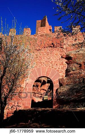 Stock Photo - Peracense castle, X-XI centuries Teruel. Fotosearch