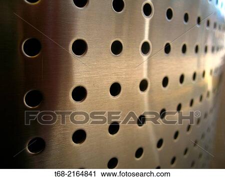 Perforated metal plate View Large Photo Image Stock Image - Perforated metal plate. Fotosearch