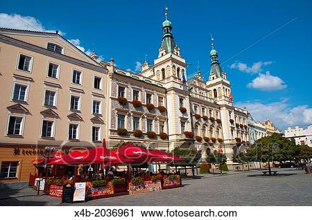 Pernstynovo namesti main square old town Pardubice city eastern Bohemia Czech Republic Europe. View Large Photo Image Stock Image - Pernstynovo namesti main square old town Pardubice city eastern Bohemia Czech Republic Europe.. Fotosearch