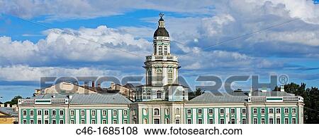 Peters the Greats Kunstkammer Museum of Anthropology and Etnography of the World and Neva River St Petersburg Russia. View Large Photo Image Stock Photo - Peters the Greats Kunstkammer Museum of Anthropology and Etnography of the World and Neva River St Petersburg Russia.. Fotosearch