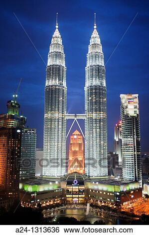Petronas Towers, Kuala Lumpur, Malaysia View Large Photo Image Stock Photograph - Petronas Towers, Kuala Lumpur, Malaysia. Fotosearch