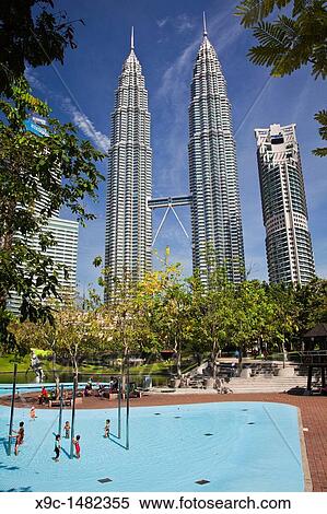Stock Photography - Petronas Towers, Kuala Lumpur. Fotosearch