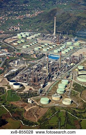 Petronor oil refinery, Muskiz, Biscay, Basque Country, Spain View Large Photo Image Stock Photo - Petronor oil refinery, Muskiz, Biscay, Basque Country, Spain. Fotosearch