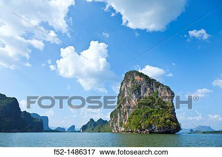 Phang Nga Bay, Andaman Sea, Thailand, Asia. View Large Photo Image Stock Photo - Phang Nga Bay, Andaman Sea, Thailand, Asia.. Fotosearch