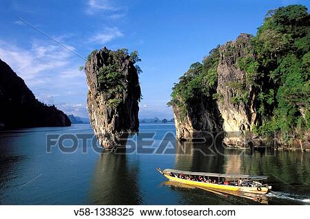 PHANG NGA BAY, THAILAND. View Large Photo Image Stock Photography - PHANG NGA BAY, THAILAND.. Fotosearch
