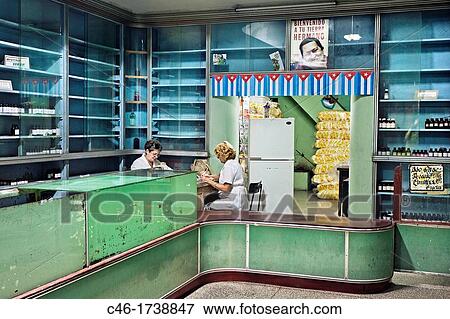 Pharmacy, Santa Clara, Cuba. View Large Photo Image Stock Photo - Pharmacy, Santa Clara, Cuba.. Fotosearch