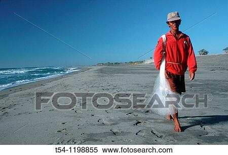 Philippine Fisherman on the Beach View Large Photo Image Stock Photography - Philippine Fisherman on the Beach. Fotosearch