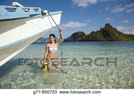 Philippines. El Nido. Philippino woman. View Large Photo Image Stock Image - Philippines. El Nido. Philippino woman.. Fotosearch