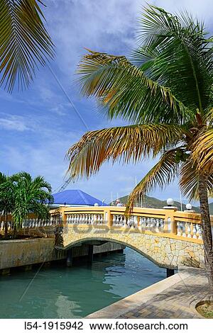 Philipsburg Pedestrian Bridge St Martin Maarten Caribbean Island Netherland Antilles View Large Photo Image Stock Image - Philipsburg Pedestrian Bridge St Martin Maarten Caribbean Island Netherland Antilles. Fotosearch