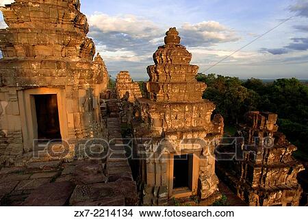 Phnom Bakheng Temple. Sunrise. View Large Photo Image Picture - Phnom Bakheng Temple. Sunrise.. Fotosearch