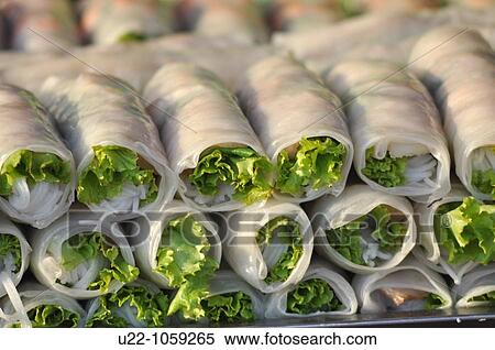 Phnom Penh (Cambodia): fresh vegetables spring-rolls View Large Photo Image Stock Photography - Phnom Penh (Cambodia): fresh vegetables spring-rolls. Fotosearch