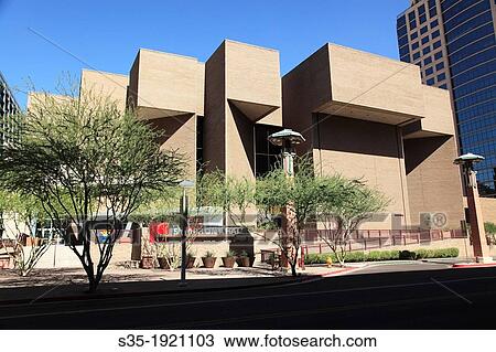 Stock Image - Phoenix Symphony Hall in Downtown Phoenix Arizona USA.. Fotosearch