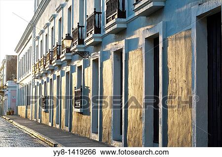 Stock Photograph - Photo in Old San Juan in Puerto Rico. Fotosearch