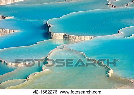 Photo & pictures of Pamukkale Travetine Terrace, Turkey Photography of the white Calcium carbonate rock formations Buy as stock photos or as photo art prints 4 View Large Photo Image Stock Photograph - Photo & pictures of Pamukkale Travetine Terrace, Turkey Photography of the white Calcium carbonate rock formations Buy as stock photos or as photo art prints 4. Fotosearch