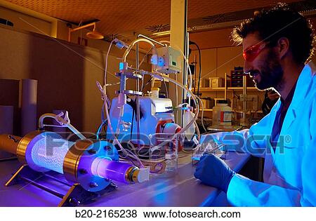 Photocatalytic slurry reactor. Laboratory. Energy and Environment Division. Tecnalia Research and Innovation. Derio. Bizkaia. Basque Country. Spain. View Large Photo Image Stock Photo - Photocatalytic slurry reactor. Laboratory. Energy and Environment Division. Tecnalia Research and Innovation. Derio. Bizkaia. Basque Country. Spain.. Fotosearch