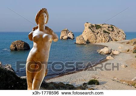 photomontage, statue of Aphrodite from Soli, 1st century BC of the Archeological Museum of Nicosia and Petra Tou Romiou site, legendary Aphrodite's birthplace, Cyprus, Eastern Mediterranean Sea island, Eurasia View Large Photo Image Stock Photograph - photomontage, statue of Aphrodite from Soli, 1st century BC of the Archeological Museum of Nicosia and Petra Tou Romiou site, legendary Aphrodite's birthplace, Cyprus, Eastern Mediterranean Sea island, Eurasia. Fotosearch