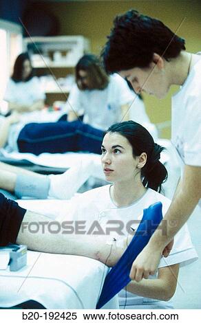 Physiotherapists at hospital rehabilitation area View Large Photo Image Stock Photography - Physiotherapists at hospital rehabilitation area. Fotosearch