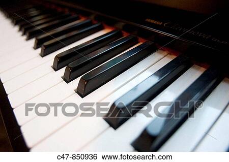 Stock Photograph - Piano keys. Fotosearch