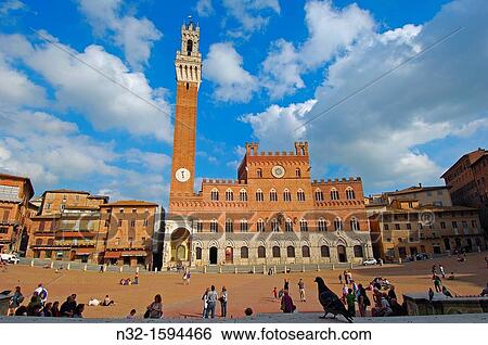 Piazza del Campo and Torre del Mangia, Siena, UNESCO World Heritage Site, Tuscany, Italy, Europe View Large Photo Image Stock Photograph - Piazza del Campo and Torre del Mangia, Siena, UNESCO World Heritage Site, Tuscany, Italy, Europe. Fotosearch
