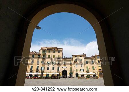 Piazza dell? Anfiteatro, Lucca. Tuscany, Italy View Large Photo Image Stock Image - Piazza dell? Anfiteatro, Lucca. Tuscany, Italy. Fotosearch