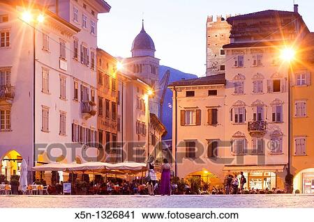 Piazza Duomo, Trento, Italy View Large Photo Image Stock Image - Piazza Duomo, Trento, Italy. Fotosearch