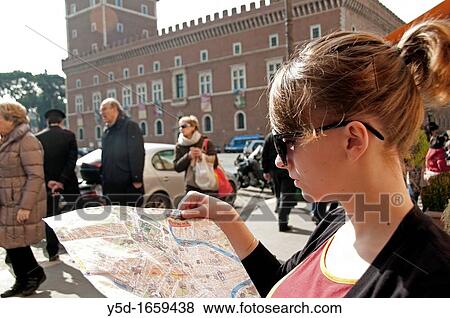 Stock Photo - Piazza Venezia, Rome, Italy. Fotosearch