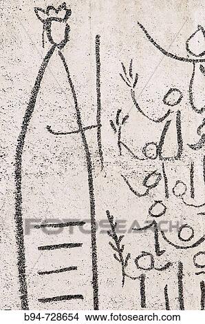 Picasso's graffiti on the Col. legi d? Arquitectes de Barcelona in Pla? a Nova, Barcelona. Catalonia, Spain View Large Photo Image Picture - Picasso's graffiti on the Col. legi d? Arquitectes de Barcelona in Pla? a Nova, Barcelona. Catalonia, Spain. Fotosearch