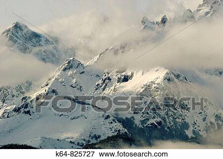 Stock Photo - Picos de Europa, view from Potes, Cantabria, Spain.. Fotosearch