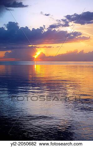 Stock Image - Picture of Sunset over Lake Van, Turkey 3.. Fotosearch