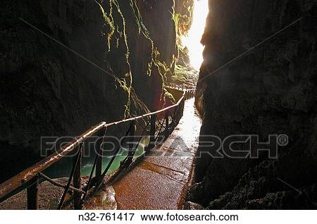 Piedra River Cave Iris inside the? Cola de Caballo Waterfall? at Monasterio de Piedra Nuevalos Zaragoza province Aragon Spain View Large Photo Image Stock Photo - Piedra River Cave Iris inside the? Cola de Caballo Waterfall? at Monasterio de Piedra Nuevalos Zaragoza province Aragon Spain. Fotosearch
