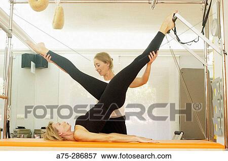Stock Photo - Pilates. Fotosearch