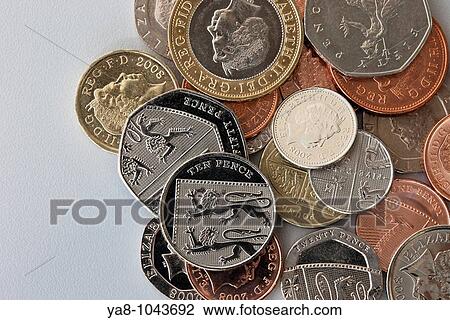 Pile of UK sterling coins in various denominations View Large Photo Image Stock Image - Pile of UK sterling coins in various denominations. Fotosearch