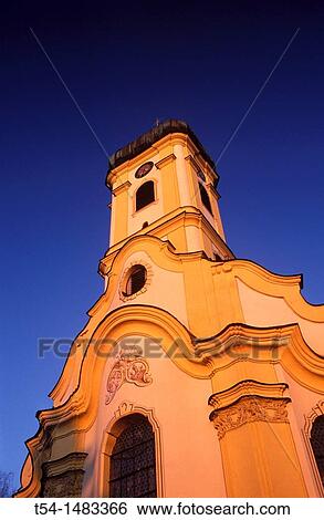 Pilgrimage Church of Maria Steinbach in Allgaeu View Large Photo Image Stock Photograph - Pilgrimage Church of Maria Steinbach in Allgaeu. Fotosearch