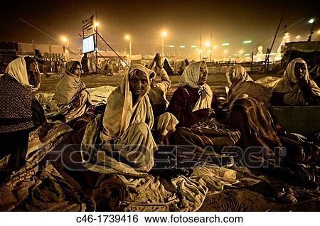 Pilgrims gathering for bathing at the confluence of the river Ganges and the Bay of Bengal, Sagar Mela, India, Ganges River. View Large Photo Image Stock Photograph - Pilgrims gathering for bathing at the confluence of the river Ganges and the Bay of Bengal, Sagar Mela, India, Ganges River.. Fotosearch