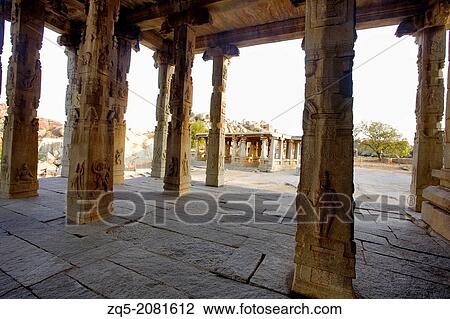 Pillars at the ganesha temple at Hampi world heritage site, Hampi, Karnataka, India View Large Photo Image Stock Image - Pillars at the ganesha temple at Hampi world heritage site, Hampi, Karnataka, India. Fotosearch