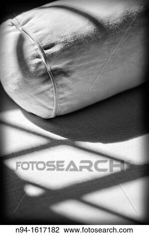 Pillow, Round cushion fabric View Large Photo Image Stock Image - Pillow, Round cushion fabric. Fotosearch