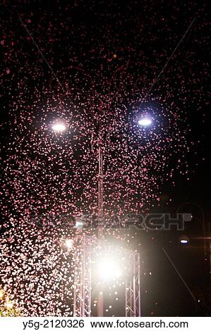 pink confetti in sky at event in rome italy View Large Photo Image Stock Photograph - pink confetti in sky at event in rome italy. Fotosearch