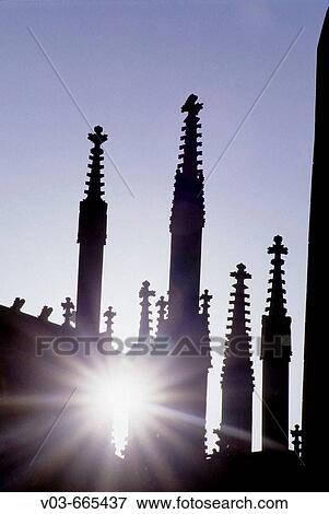 Stock Photo - Pinnacles, Prague. Czech Republic. Fotosearch