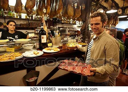 ? Pintxos? and? tapas? in Bar La Cepa, San Sebastian, Guipuzcoa, Basque Country, Spain View Large Photo Image Stock Image - ? Pintxos? and? tapas? in Bar La Cepa, San Sebastian, Guipuzcoa, Basque Country, Spain. Fotosearch