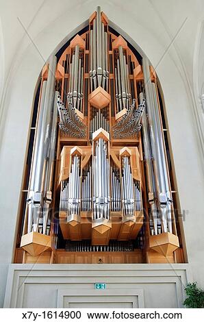 Pipe organ in the Hallgr? mskirkja church, Reykjavik, Iceland View Large Photo Image Stock Image - Pipe organ in the Hallgr? mskirkja church, Reykjavik, Iceland. Fotosearch