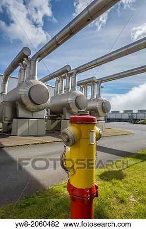 Pipes at Nesjavellir Geothermal Power Plant, Iceland. View Large Photo Image Stock Image - Pipes at Nesjavellir Geothermal Power Plant, Iceland.. Fotosearch